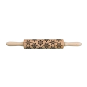 Embossed Rolling Pin- Snowflakes